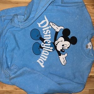 Blue washed out Disneyland Sweatshirt